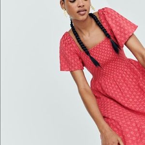 Eyelet Smocked Lucie Mini Dress